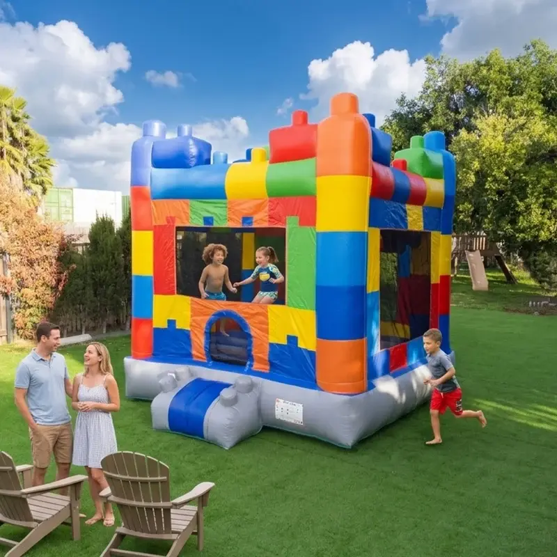 Block Party bounce house rental for birthdays and family celebrations